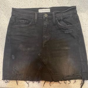 Flying Monkey Black Jean Skirt Size 25